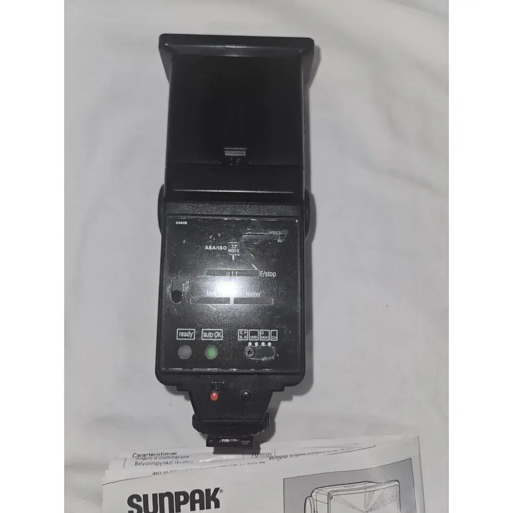 SUNPAK Auto 2000DZ Electronic Flash Unit Thyristor Multidedicated